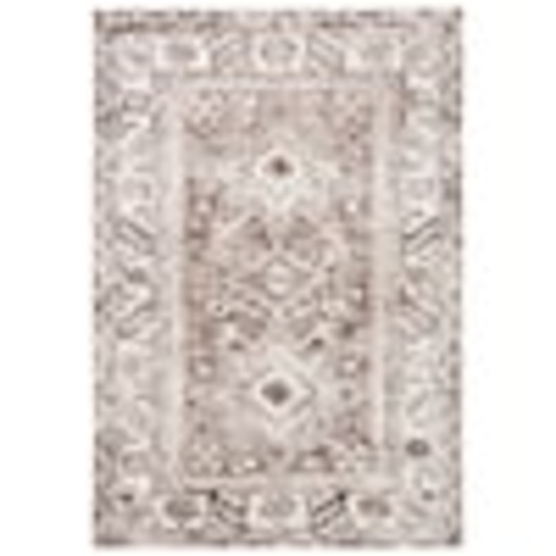 SAFAVIEH Vintage Hamadan Brown/Ivory 8 ft. x 10 ft. Floral Border Area Rug VTH211T-8