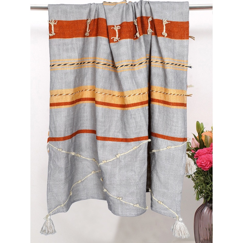 Rooibos- Embroidered Throw