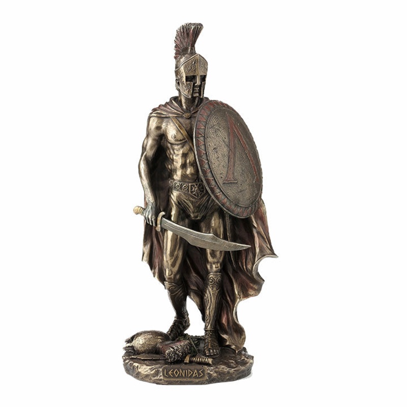 Leonidas Standing Weilding sword Sculpture